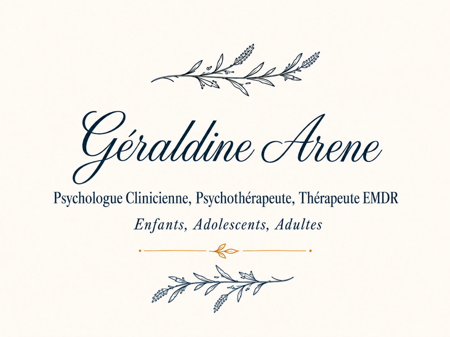 Géraldine Arene – Psychologue clinicienne, Thérapeute EMDR